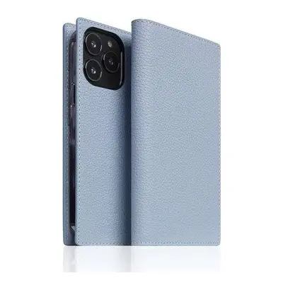 SLG Design puzdro D8 Full Grain Leather pre iPhone 14 Pro - Powder Blue