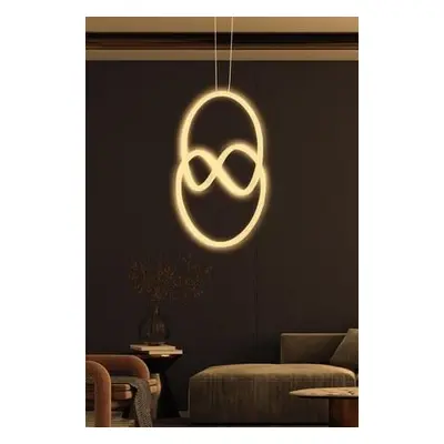 Opviq Chandelier Yin Yang White - Yellow Light