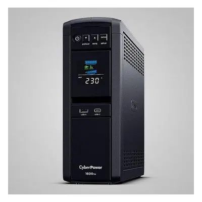 CyberPower PFC SineWave LCD GP UPS 1600VA/1000W, Schuko zásuvky, CP1600EPFCLCD