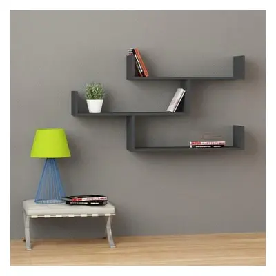 Hanah Home Wall Shelf Tibet Anthracite