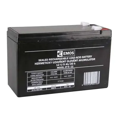 EMOS SLA 12V 9Ah FA-6,3mm 1201002900