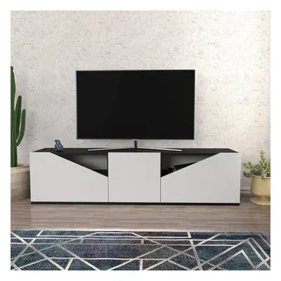 Hanah Home TV Stand Carson - Anthracite, White AnthraciteWhite