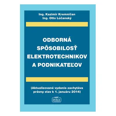 Odborná spôsobilosť elektrotechnikov a podnikateľov