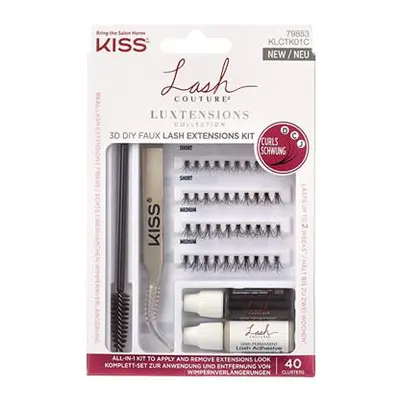 KISS Sada pro aplikaci umělých řas Lash Couture LuXtension Cluster Kit