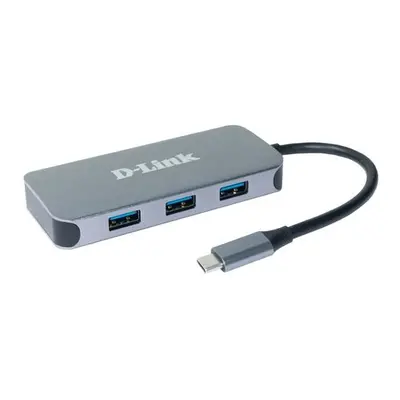 D-Link DUB-2335 6-in-1 USB-C Hub with HDMI/Gigbait Ethernet/Power Delivery, DUB-2335