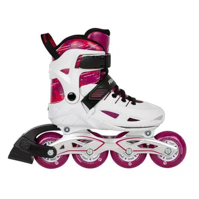 Powerslide Dětské kolečkové brusle Phuzion Universe 4W Pink, 33-36, 4x, 76