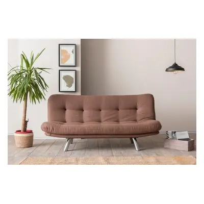 Atelier del Sofa 3-Seat Sofa-Bed Misa Small Sofabed - Light Brown