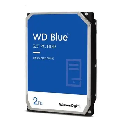 WD BLUE 2TB / WD20EZAZ / SATA 6Gb/s / Interní 3,5"/ 5400rpm / 256MB