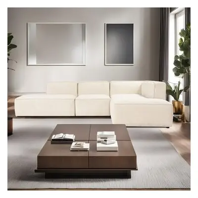 Atelier del Sofa Corner Sofa More M (M4-M1-M2-M3) - Cream