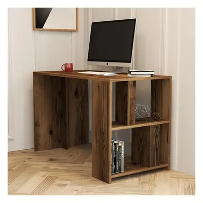 Hanah Home Study Desk Lima - Walnut