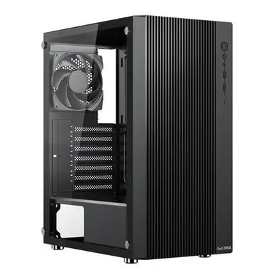 1stCOOL Middle Tower GAMER 4, ATX black černý, bez zdroje, fulltower ATX (USB3+ Audio+ Transpare