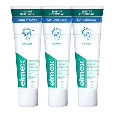 Elmex Bělicí zubní pasta pro citlivé zuby Sensitive Whitening Trio 3x 75 ml