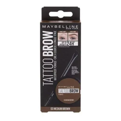 Maybelline Gelová pomáda na obočí Tattoo Brow Pomade 03 Medium Brown 4 g