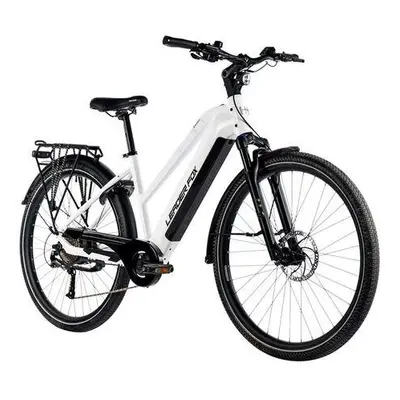 Leader Fox E-BIKE 28" SANDY LADY 18"-1, BLACK MATT/YELLOW+GREY (REAR MOTOR), vel. 18"