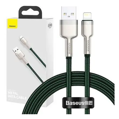 USB kabel pro Lightning Baseus Cafule, 2,4A, 1m (zelený)