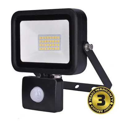 Solight WM-30WS-L LED reflektor PRO se senzorem, 30W, 2760lm, 5000K, IP44