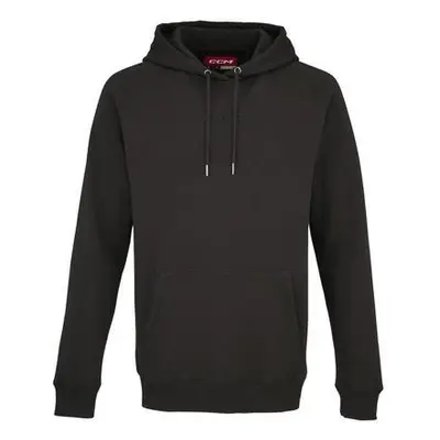 CCM Mikina Core Pullover Hoodie SR, černá, Senior, M