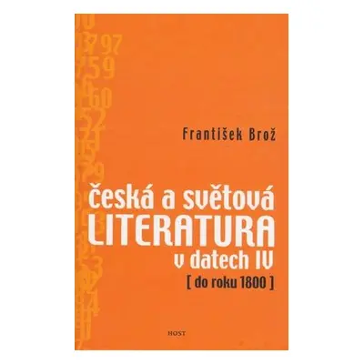 Česká a světová literatura v datech IV