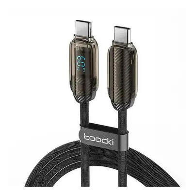 Toocki Nabíjecí kabel C-C, 1m, PD 60W (šedý)