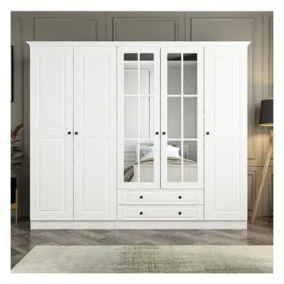 Hanah Home Wardrobe Kale - 4782 White