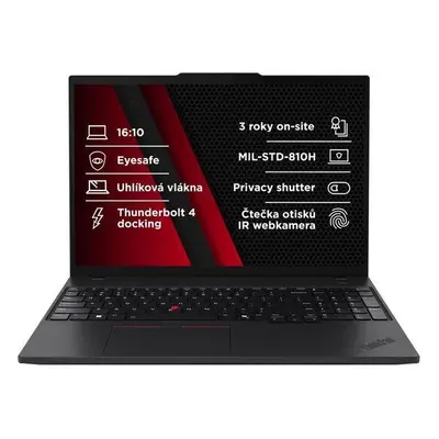 Lenovo ThinkPad T16 G3 Ultra 5 125U/16GB/512GB SSD/16" WUXGA IPS/3yPremier/Win11 Pro/černá, 21MN