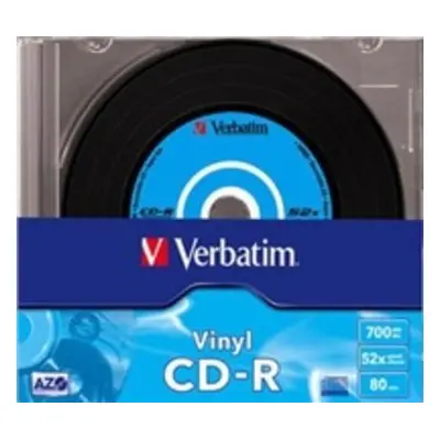 VERBATIM CD-R80 700MB DL Plus/ 52x/ 80min/ Vinyl/ slim/ 10pack, 43426