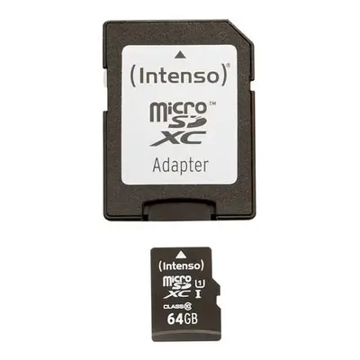 Intenso 64GB micro SDXC Premium UHS-I + adaptér