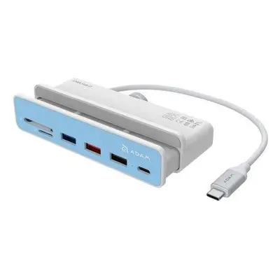 Adam Elements USB-C Casa 7-in-1 Multi-Function Hub i7 pre iMac 2021 - White, AEAAPADHUBI7WH