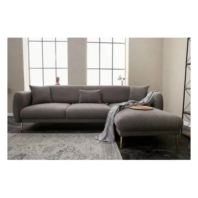 Atelier del Sofa Corner Sofa-Bed Simena Right - Grey GreyGold