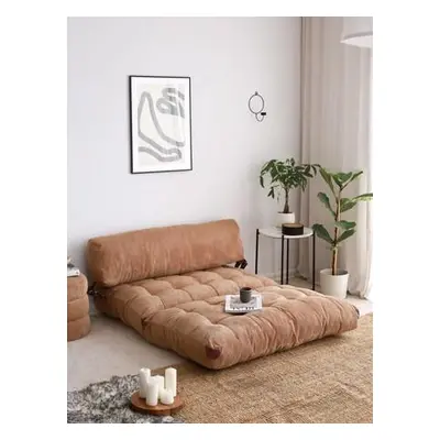 Atelier del Sofa 2-Seat Sofa-Bed Fold Kadife 2 - Camel