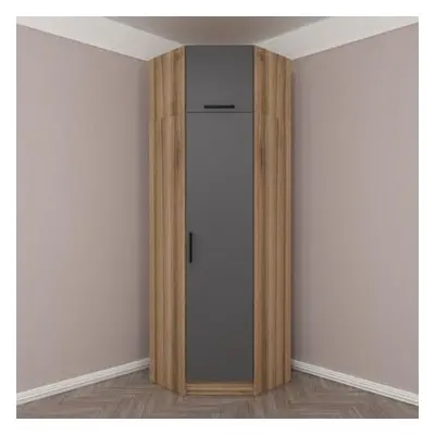 Hanah Home Wardrobe Kale Anthracite Oak - 2304 AnthraciteOak