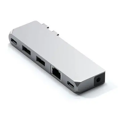 Satechi USB-C Pro Hub Mini Adapter - Silver Aluminium, ST-UCPHMIS