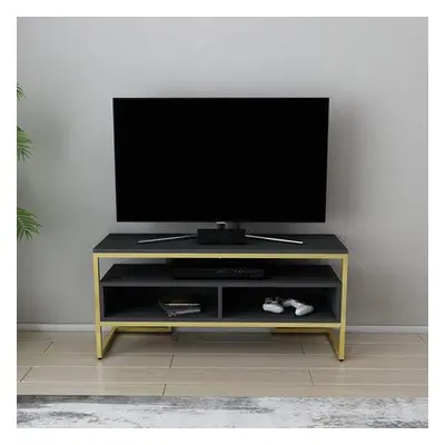 Hanah Home TV Stand Merrion - Gold, Anthracite GoldAnthracite