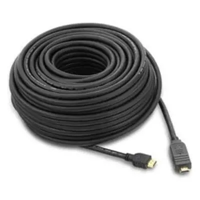 PremiumCord HDMI High Speed + Ethernet kabel se zesilovačem/ AWG26/ 3x stínění/ M/M/ zlacené kon