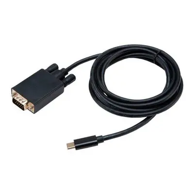 AKASA adaptér USB Type-C na VGA / AK-CBCA17-18BK / max. 1920x1080 / 1,8m / černá