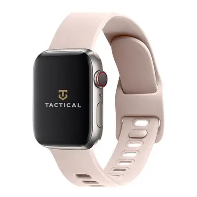 Tactical 796 Silikonový Řemínek s Přezkou pro Apple iWatch 1/2/3/4/5/6/SE 42/44mm Pink