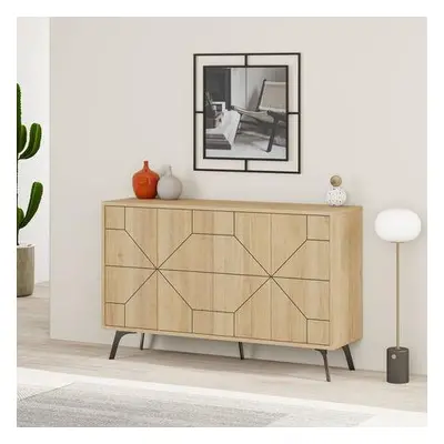 Hanah Home Console Dune - Oak