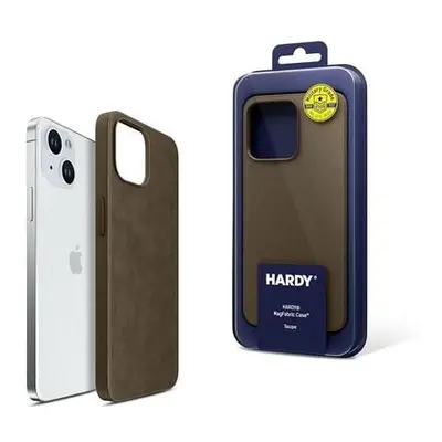 3mk ochranný kryt HARDY MagFabric Case pro Apple iPhone 15 Plus, Taupe