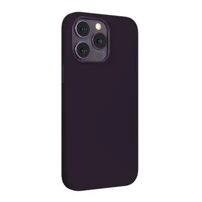 Devia kryt Nature Series Silicone Magnetic Case pre iPhone 14 Pro - Purple