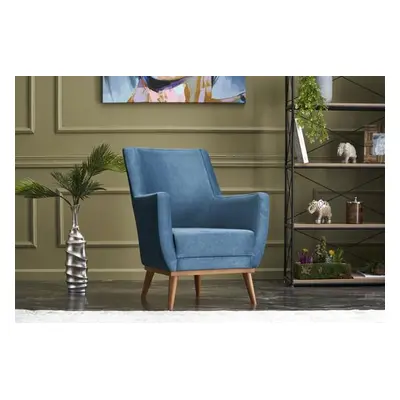 Atelier del Sofa Wing Chair Gonca - Blue