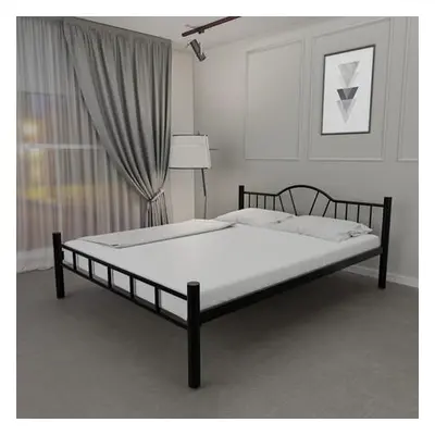 Hanah Home Double Bedstead K25 - Black (150 x 200)