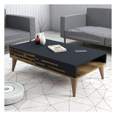 Hanah Home Coffee Table Valensiya - Walnut, Anthracite WalnutAnthracite