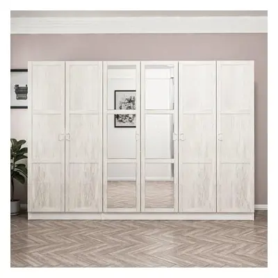 Hanah Home Wardrobe Kale Country - 2460 White