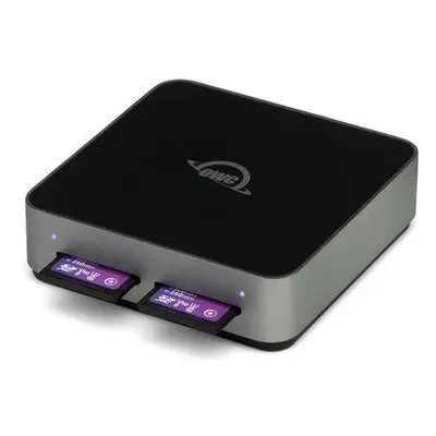 OWC Atlas USB-C Dual-Slot SDXC UHS-II Card Reader, OW-TCDSDRDR