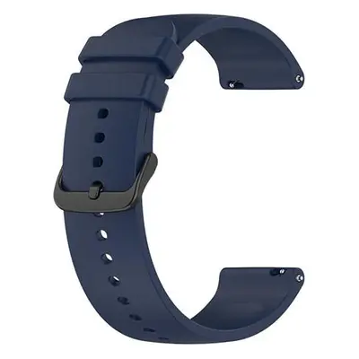 4wrist Univerzální silikonový řemínek se černou sponou 22 mm - Dark Blue