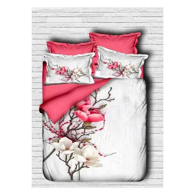 L'essentiel Maison Double Quilt Cover Set 108 PinkWhite