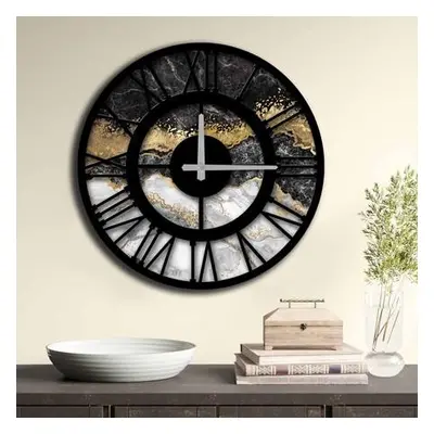 Wallity Decorative MDF Clock 5050MS-027 Multicolor