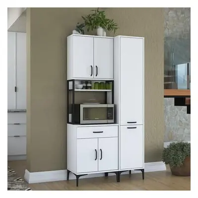 Hanah Home Multi Purpose Cabinet JE121 - 2967 White