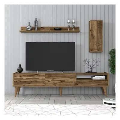 Hanah Home TV Unit Valensiya - Walnut