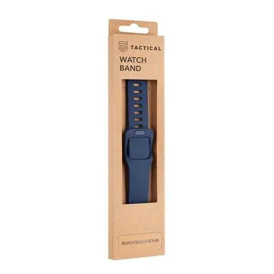 Tactical 790 Silikonový Řemínek s Přezkou pro Apple iWatch 1/2/3/4/5/6/SE 38/40mm Night Blue